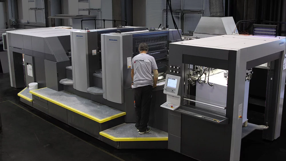 Ofszet nyomdagépeink: Heidelberg SX 102-2