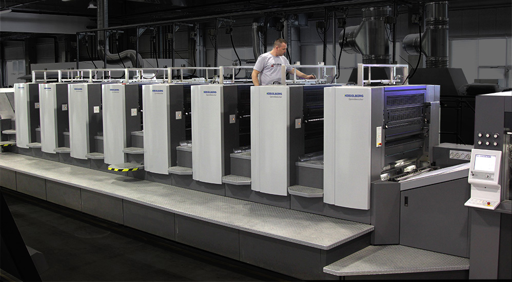 Ofszet nyomdagépeink: Heidelberg SX 102
